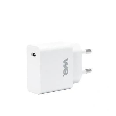 Image de WE Bundle Chargeur USB C avec Câble 1 port 18W, PD 3.0 + USBC/USBC de mètre blanc Neuf