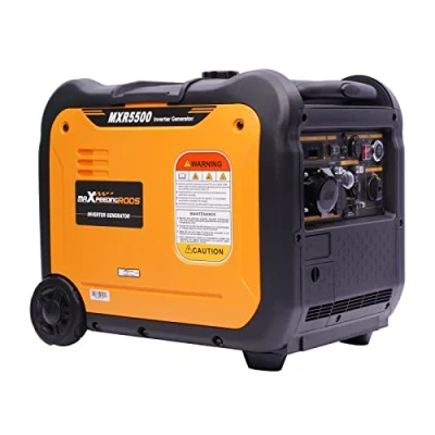 Image de maXpeedingrods Groupe Electrogene Silencieux 5500W Inverter Essence 7,4 PS Démarrage Electrique et Télécommande avec Prises USB 230V Generator 4 Temps Secours pour les Garage, Jardin, Chantier
