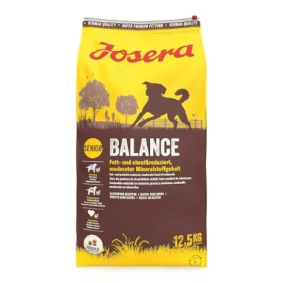 Image de JOSERA Balance (1 x 12,5 kg) Nourriture pour Chiens âgés réduite en Graisses et protéines sans Gluten sèche de qualité supérieure 1 Paquet