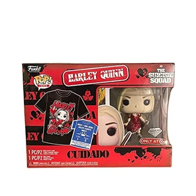 Image de POP Funko Collector&#039;s Box : Squad Harley Quinn Large Tee