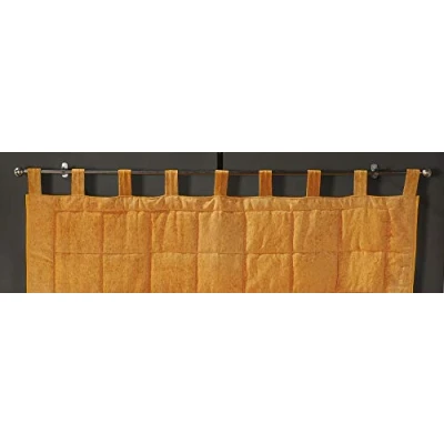 Image de Linder Firenze Tête de lit à Pattes, (1) 27Pourcentcoton 18Pourcentlin 55Pourcentpolyester (3) 100Pourcentpolyester, Jaune, 160x70