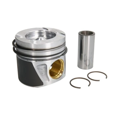 Image de NÜRAL 87 433400 10 Piston 83 avec prise femelle pour bossage d&#039;axe, canal de refroidissement, porte segment, bielle trapézoïdale