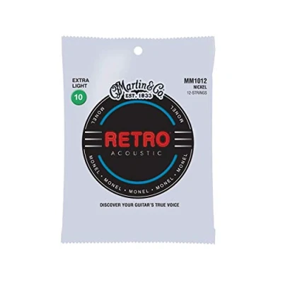 Image de Martin cordes Jeu Retro Monel 12 extra light
