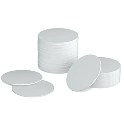 Image de TimesKey Lot de 25 étiquettes NFC 215 Cartes Rondes Vierges, étiquette 1 Pouce 504 Octets Mémoire NTAG215 Puces NFC, Compatibles Avec les Appareils Amiibo et