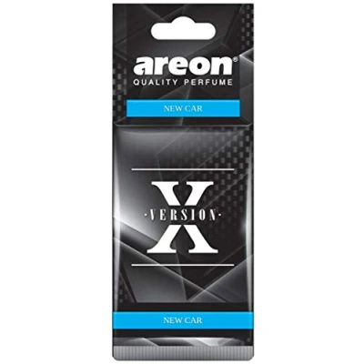 Image de AREON X Désodorisant Voiture Neuve Odeur Neuf Senteur Rétroviseur Pendu Noir 2D (New Car Lot DE 10)
