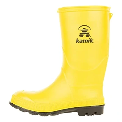 Image de Kamik Garçon Unisex Kinder Stomp Bottes &amp; Bottines de Pluie, Jaune (Yellow Yek), 22 EU