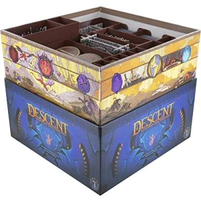 Image de Feldherr Organizer + Foam Set Compatible avec Descent : Legends of The Dark boîte de Jeu Base