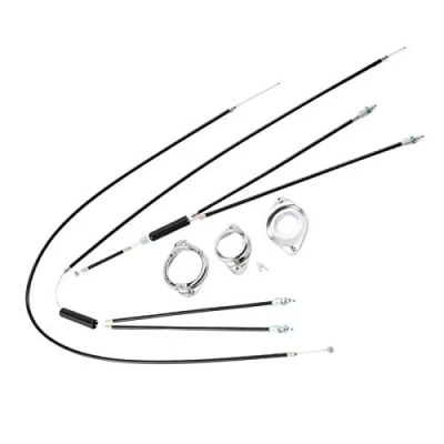 Image de SM SunniMix BMX Gyro Câbles de Frein Logement Ensemble Arrière (Supérieure et Inférieure) Rotor 1 &#039;&#039;Souches Racing Équitation Vélo