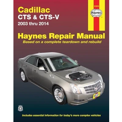 Image de Haynes Cadillac CTS &amp; V 2003 Thru 2014 Automotive Repair Manual