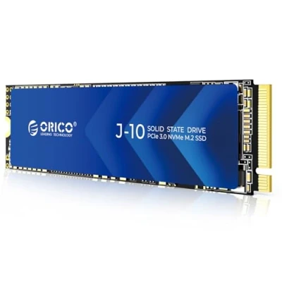 Image de ORICO 1To NVMe M.2 SSD PCIe Gen3.0x4 2280, Jusqu&#039;à 3100 Mo/s, 3D NAND Intern (avec Dissipateur Thermique), pour PC et Montage Vidéo J10