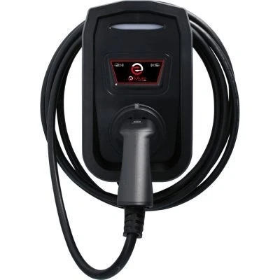 Image de KS TOOLS 117.7532 Borne de recharge murale Mode 3 5m Prise charge type 2 10A 16A IP 55, IP55 noir