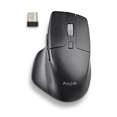 Image de NGS HIT RB: Souris rechargeable avec une connexion sans fil multi mode (2,4 GHz+ BT3.0 + BT5.0.). Boutons silencieux. DPI