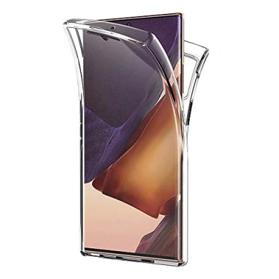 Image de AICEK Coque Compatible Samsung Galaxy Note20, 360Full Body Transparente Silicone pour Note20 Housse Etui Case (6,7 Pouces)