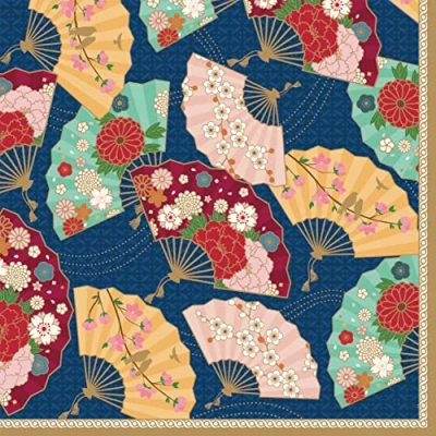 Image de Lot de 20 serviettes table Compartiments asiatiques Décoration Découpage Technique serviette 33 x