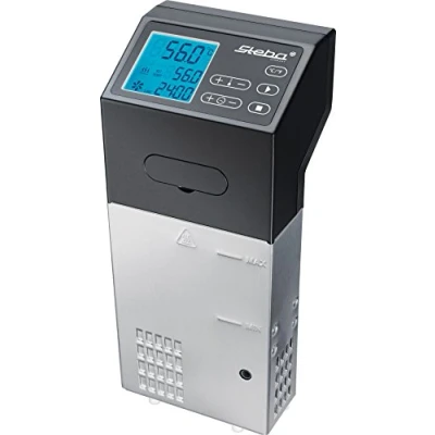 Image de Steba SV 100 Professional Cuiseur sous vide de puissance la pompe 7,5 L/min, 1500 W Noir, acier inoxydable