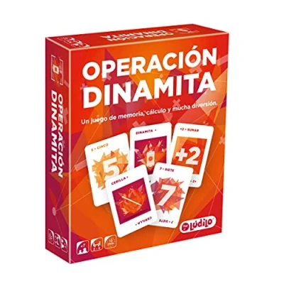 Image de Ludilo 803047 Opération Dynamite, Lettres, Jeux éducatifs pour Enfants, Puissance la mémoire et Le calcul, Apprentissage des mathématiques en Famille, Plus de 7 Ans