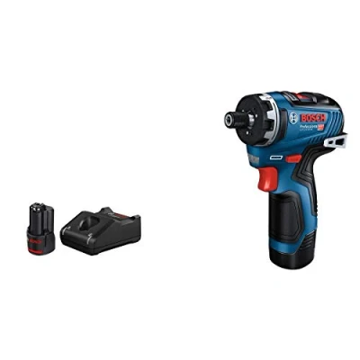 Image de Bosch Professional 12V System perceuse visseuse sans fil GSR 35 HX (20+1 positions de présélection couple, avec 2 batteries 3,0 Ah, chargeur GAL 40, dans boîte carton)