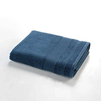 Image de douceur d&#039;intérieur, Drap de Douche (70 x 130 cm) Tendresse Saphir, Eponge Unie