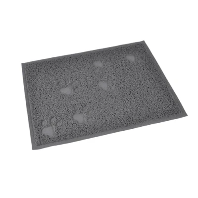 Image de CODICO 6TAP002GR Tapis de Litière Rectangle Impression Patte pour Chat