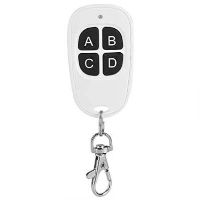 Image de Télécommande Garage Universelle, EV327 433 MHz 1 4 Canaux Transmetteur de sans Fil Jusqu&#039; à 100m RF Contrôleur Facile pour Porte Garage.(4 Boutons)