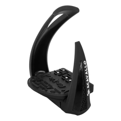 Image de ACAVALLO ÉTRIERS FLEXIA S Couleur Noir, Taille Adulte 12cm
