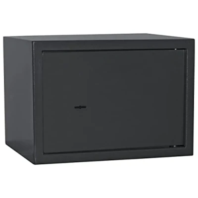 Image de Rottner Jupiter 3 Coffre Fort à Double panneton Anthracite L x H P 35 25 28 cm Fond Amovible Insert en Feutre avec matériel de Fixation