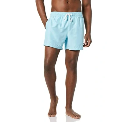Image de Amazon Essentials Short de Bain à séchage Rapide 12,7 cm Homme, Bleu Clair, 30