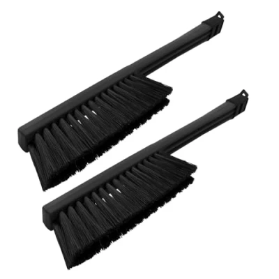 Image de L &amp; P Car Design Murska Lot de 2 fouets pour voiture Brosse à neige longue l&#039;hiver Qualité supérieure L&amp;P A059 Noir Édition limitée