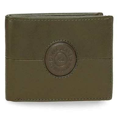 Image de Portefeuilles et porte monnaie Pepe Jeans Cracker en cuir de vache, noir, marron, vert, différentes tailles