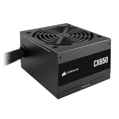 Image de CORSAIR CX650 ATX 650W Alimentation Certifiée 80 Plus Bronze Faible Bruit Câbles gainés Non Modulaire EU Noir