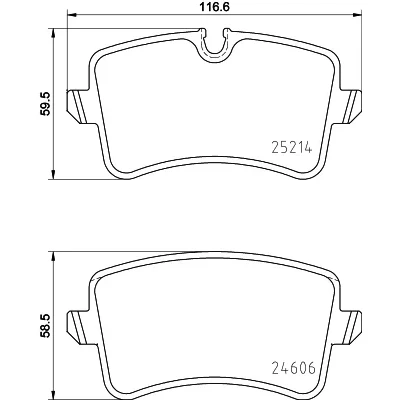 Image de HELLA 8DB 355 016 011 Jeu de plaquettes frein contact signal d&#039;usure inclus AUDI: A8 D4