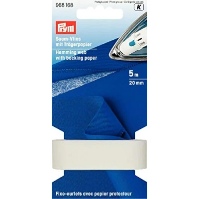 Image de Prym Hemming Web 20 mm avec Support Papier Blanc