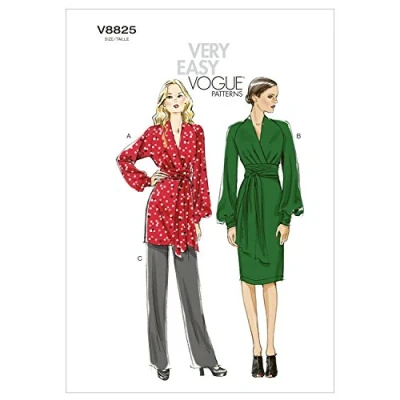 Image de VOGUE PATTERNS Jeune Femme : Tunique, Robe et Pantalon 8 10 12 14 16 modèle