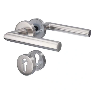 Image de Alpertec Moskau II Poignée de porte en acier inoxydable avec rosace, 88020510