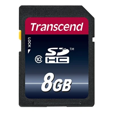 Image de Transcend TS8GSDHC10 mémoire flash 8 Go SDHC NAND Classe 10 Neuf