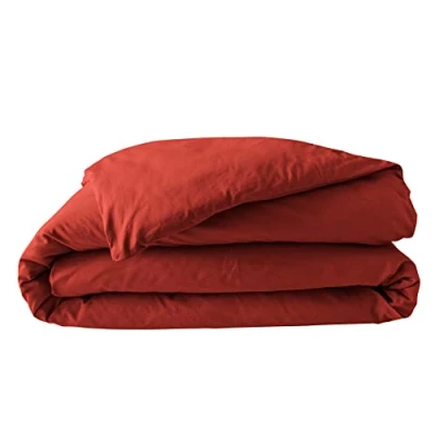 Image de douceur d&#039;intérieur, Housse de Couette (240 x 220 cm) Percaline Tomette, Percale Coton