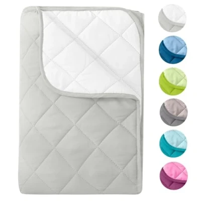 Image de Couette d&#039;été en Microfibres réversible 135x200 oekoTex Blanc Lavable à 95 légère pour Le Camping et Les Jours Chauds I utilisable sans Housse coloré &amp; Multicolore