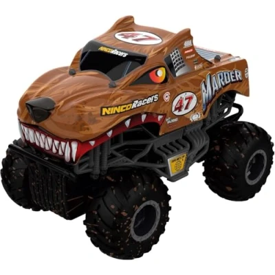 Image de NincoRacers Voiture télécommandée pour Enfants de +6 Ans avec Design Animalier. Marder. Monster Truck à l&#039;échelle 1/16 Comprend Une Batterie 500mAh et Un Chargeur USB (NH93145)