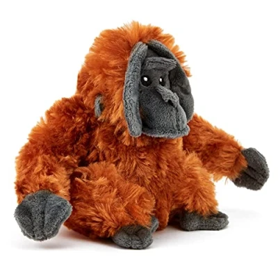 Image de Zappi Co Peluche Orang outan Douce Super de Collection en 15cm. Cadeaux Parfaits pour Nouveau né