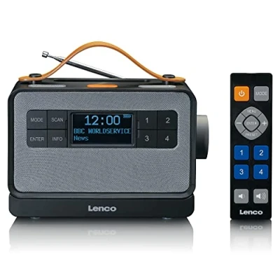 Image de Lenco PDR 065BK Radio portable DAB+/ FM avec fonction &quot;EASY&quot; Noir