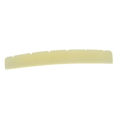 Image de Kaish incurvé 42 mm non blanchi Pure Sillet en OS Guitare fendue Écrou pour Strat/Tele x 3.2