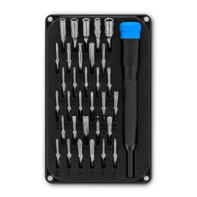 Image de set tournevis 32 embouts de précision ifixit moray precision bit acier s2