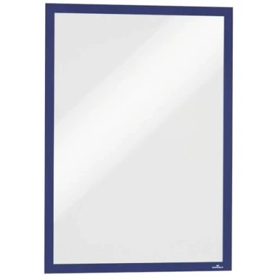 Image de Durable Duraframe Cadre d&#039;Affichage Magnétique A3 Bleu Foncé Lot de 5