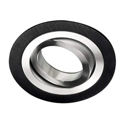 Image de Wonderlamp Classic W E000002 Spot encastrable rond, il inclut douille GU10, diamètre 9,3 x 2,5 cm, couleur noir