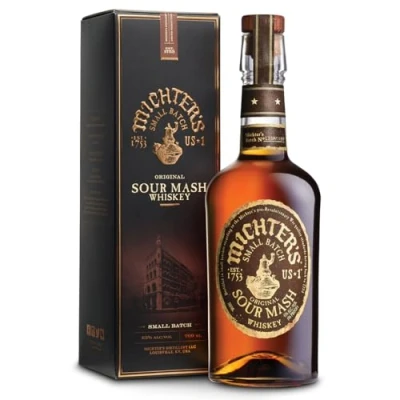 Image de MICHTER&#039;S US 1 Sour Mash Bourbon 43% Alcool Origine : Etats Unis Notes de Vanille, Poivre et Amandes A servir pur ou en cocktail 70 cl