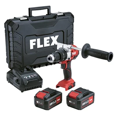 Image de Flex perceuse visseuse à percussion sans fil PD 2G 18.0 EC FS55BC/5.0 (avec 2 batteries 5,0 Ah + chargeur, mallette de transport, avec poignée) 516171 Rouge