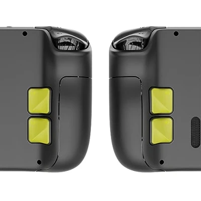 Image de Skull &amp; Co. Back Button Enhancement Set for Steam Deck, Handle Grip Pads Improvement Protection Kit Deck Neon Yellow, 4pcs