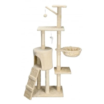 Image de MON AMI LUKI Arbre A Chat Tres Grand MODELE 49x35x138CM Ecru