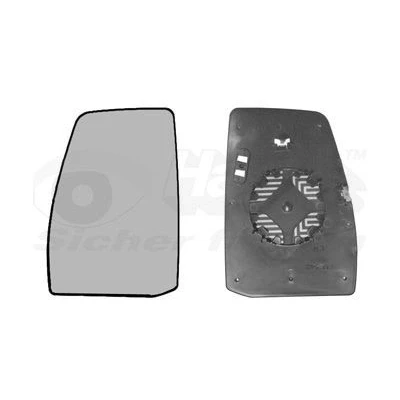 Image de VAN WEZEL 1987831 Miroir De Rétroviseur gauche Partie supérieure FORD: Transit Custom V362 Van, Minibus