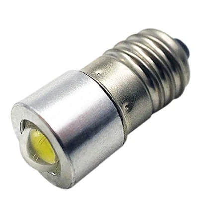 Image de Ruiandsion 1pcs E10 Ampoule LED 6V 1W Blanc 200LM COB pour Lampe torche de poche torche, Non polarité
